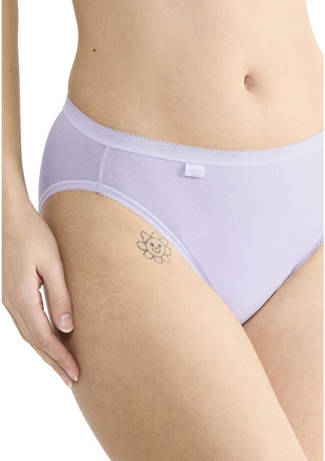 Sloggi Tai slip Basic + perfecte pasvorm hoge beenuitsnijding gladde naden (3 stuks) - Foto 2