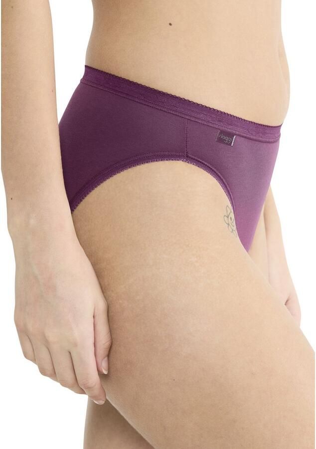 Sloggi Tai slip Basic + perfecte pasvorm hoge beenuitsnijding gladde naden (3 stuks) - Foto 2