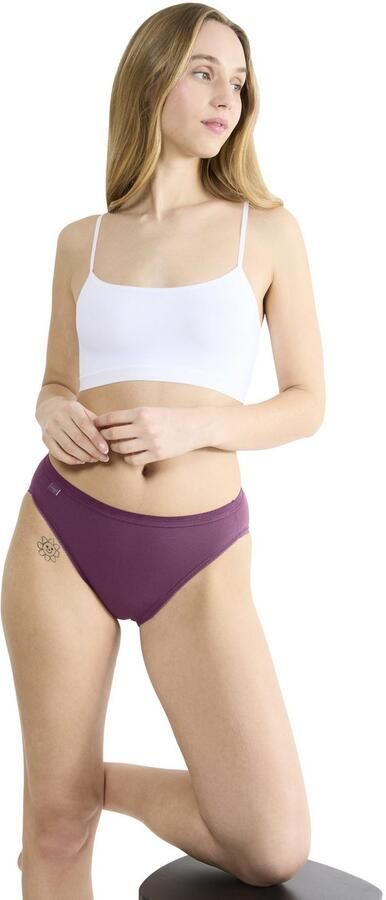 Sloggi Tai slip Basic + perfecte pasvorm hoge beenuitsnijding gladde naden (3 stuks) - Foto 5