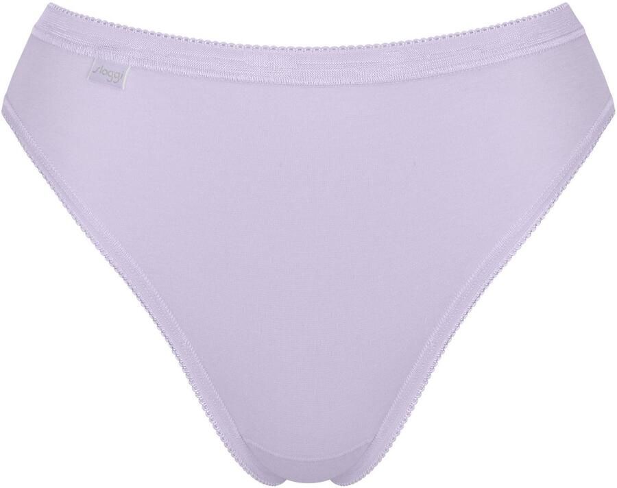 Sloggi Tai slip Basic + perfecte pasvorm hoge beenuitsnijding gladde naden (3 stuks)