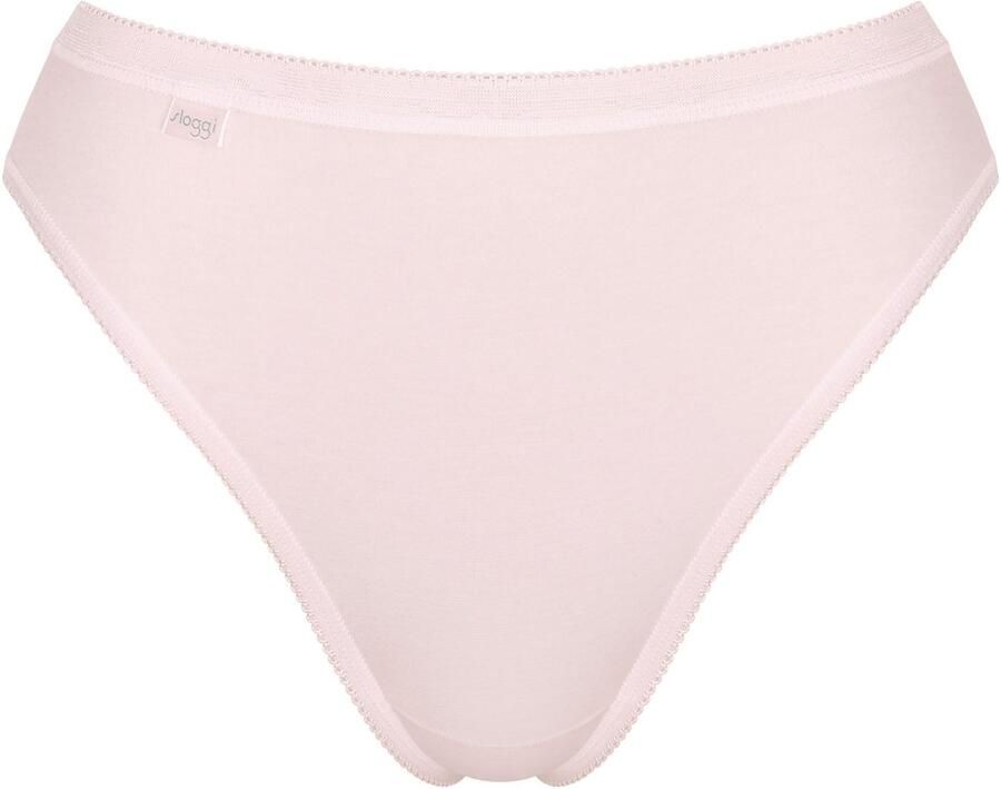 Sloggi Tai slip Basic + perfecte pasvorm hoge beenuitsnijding gladde naden (3 stuks)