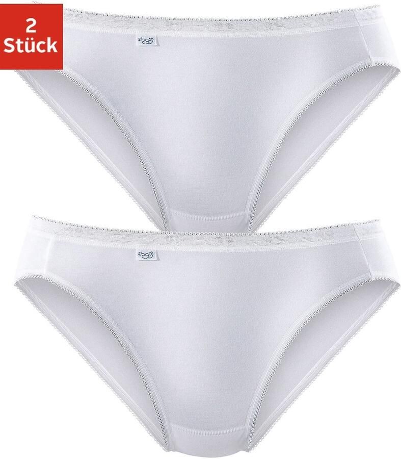 Sloggi Tai slip Basic + perfecte pasvorm katoenmix elastisch zachte naden (Set van 2) - Foto 6