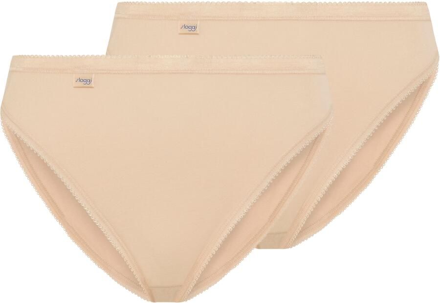 Sloggi Tai slip Basic + perfecte pasvorm katoenmix elastisch zachte naden (Set van 2) - Foto 6