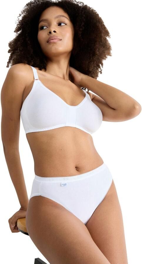 Sloggi Tai slip Basic + perfecte pasvorm katoenmix elastisch zachte naden (Set van 2) - Foto 5