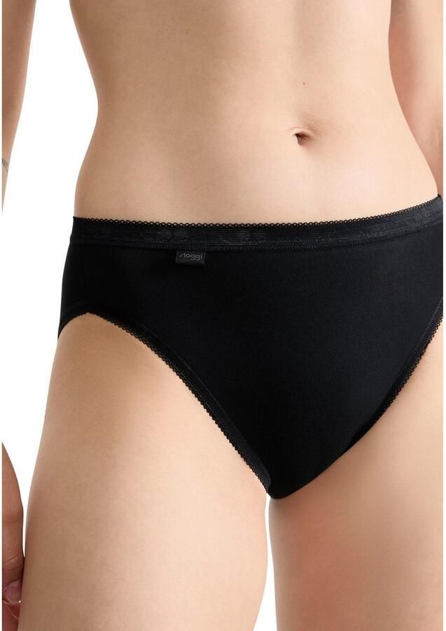 Sloggi Tai slip Basic + perfecte pasvorm katoenmix elastisch zachte naden (Set van 2) - Foto 2