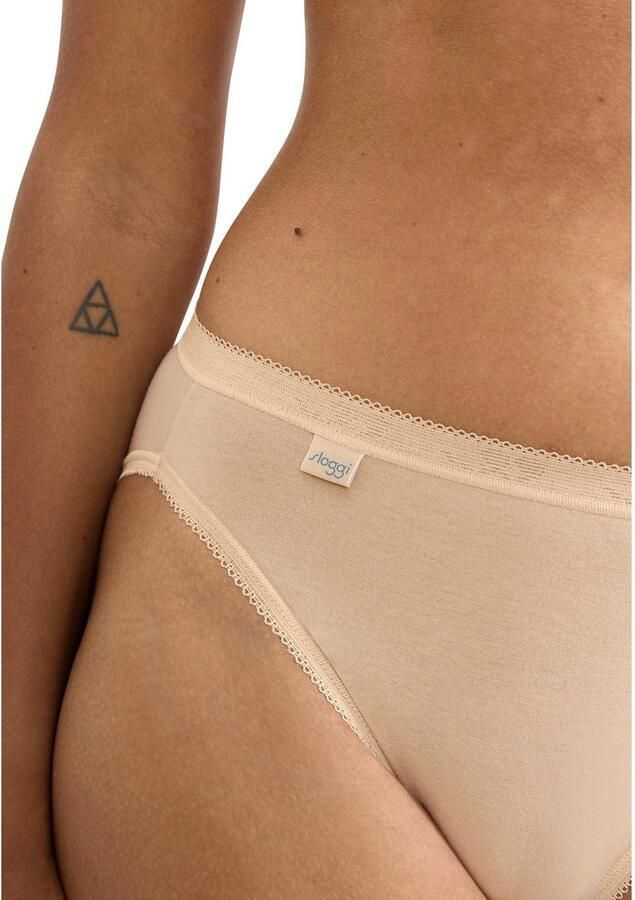 Sloggi Tai slip Basic + perfecte pasvorm katoenmix elastisch zachte naden (Set van 2) - Foto 2