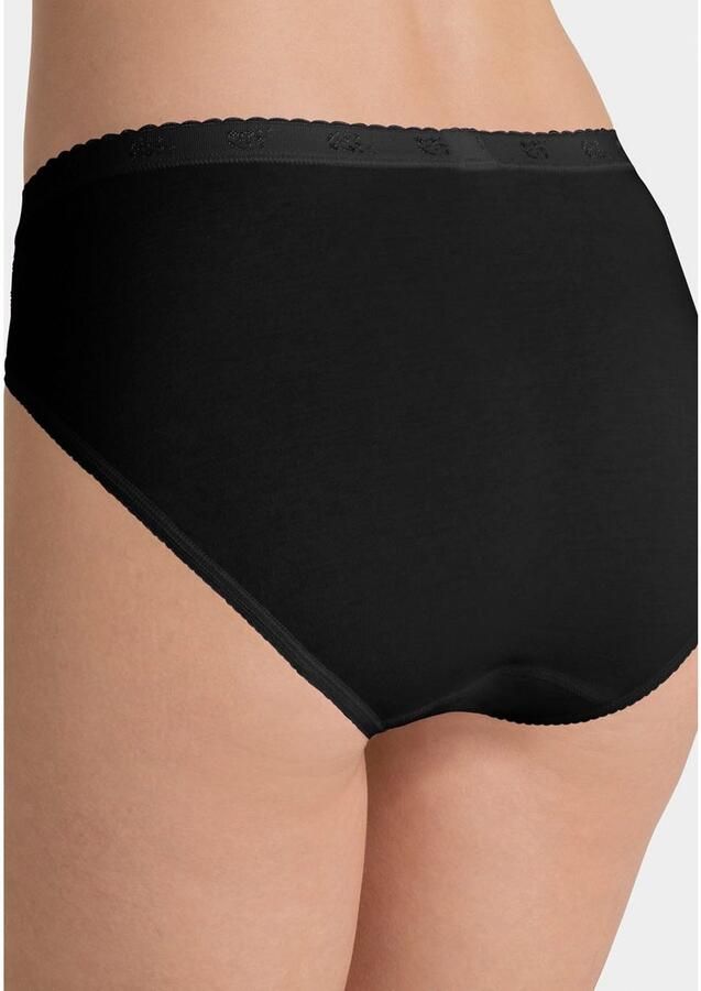 Sloggi Tai slip Chic hoge beenuitsnijding vrouwelijk kanten inzetstukken zacht elastisch (4 stuks Set van 4) - Foto 2