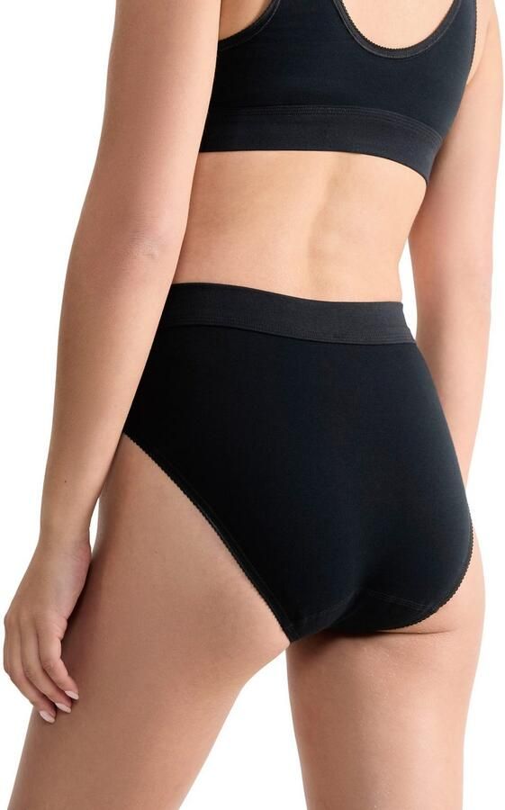Sloggi Tai slip Double comfort elastisch hoge beenuitsnijding katoenmix sportieve look (Set van 2) - Foto 6