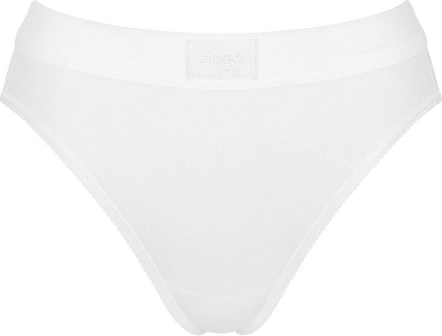 Sloggi Tai slip Double comfort elastisch hoge beenuitsnijding katoenmix sportieve look (Set van 2) - Foto 2