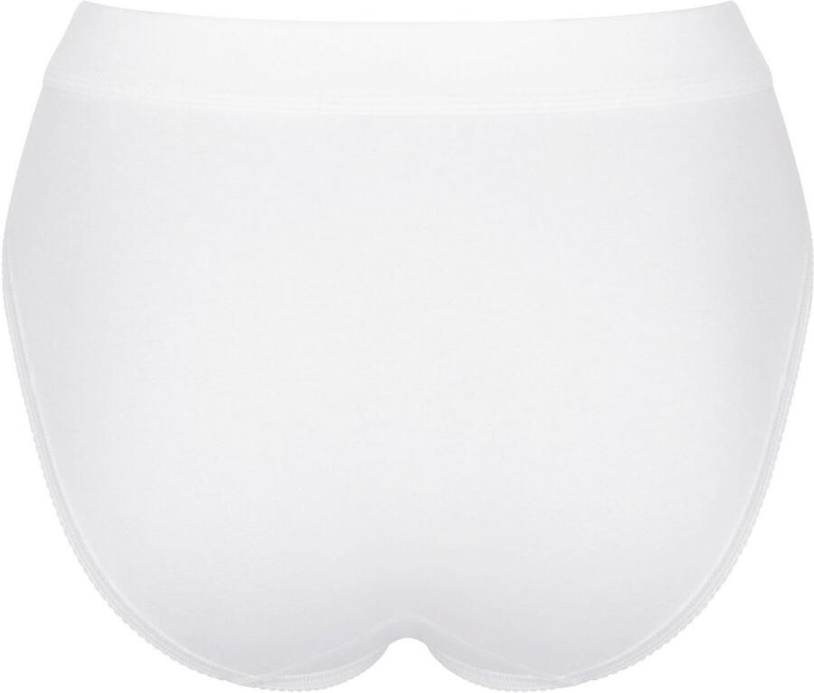 Sloggi Tai slip Double comfort elastisch hoge beenuitsnijding katoenmix sportieve look (Set van 2)