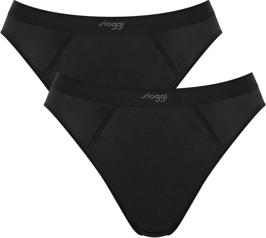 Sloggi Tai slip EVER Ease temperatuurregulerend hoge beenuitsnijding zacht ademend (2 stuks Set van 2) - Foto 6