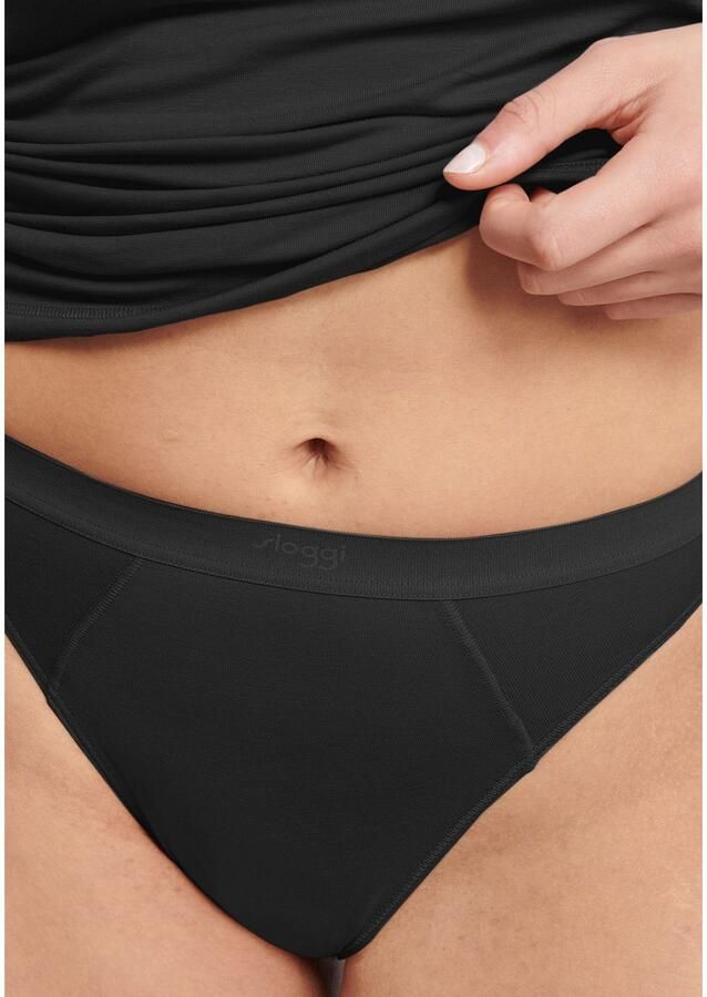 Sloggi Tai slip EVER Ease temperatuurregulerend hoge beenuitsnijding zacht ademend (2 stuks Set van 2) - Foto 2