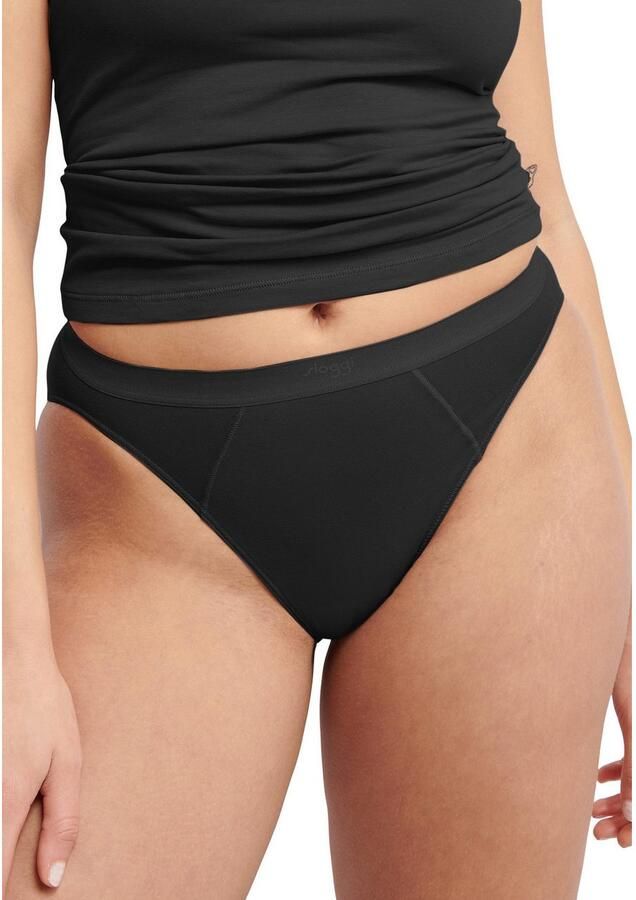 Sloggi Tai slip EVER Ease temperatuurregulerend hoge beenuitsnijding zacht ademend (2 stuks Set van 2) - Foto 3