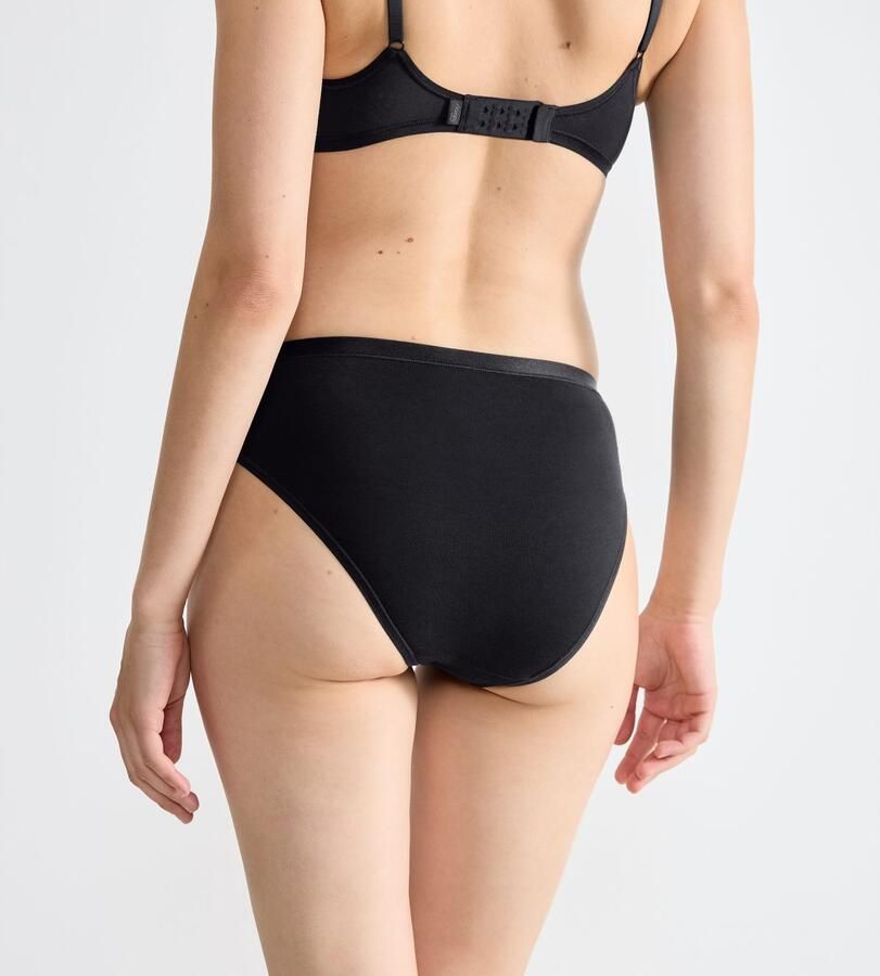 Sloggi Tai slip GO Daily Cotton Glans-effect details hoge beenuitsnijding zacht elastisch (3 stuks) - Foto 4