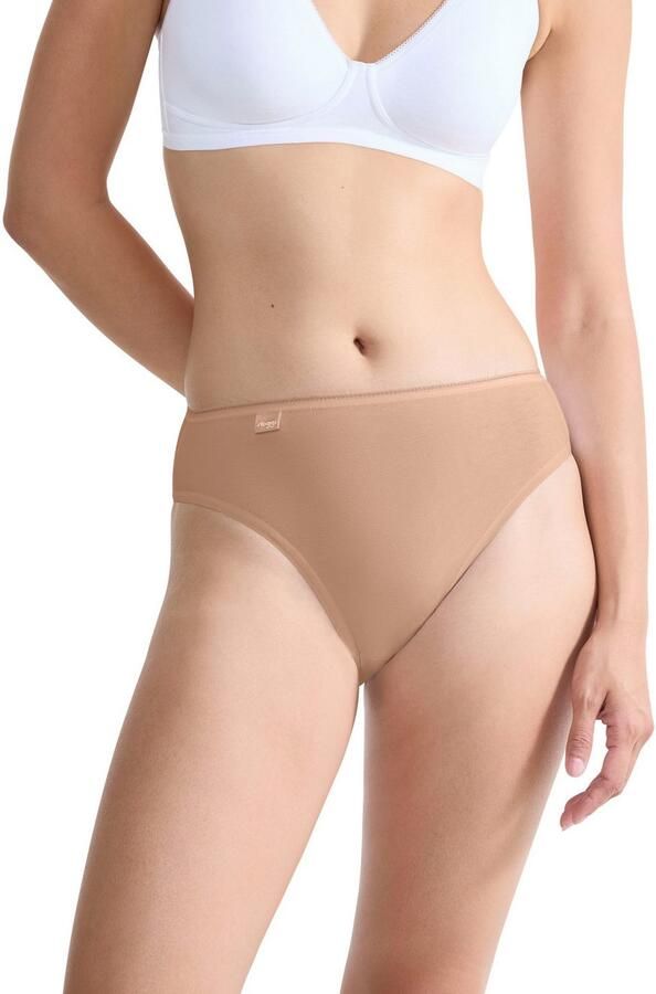 Sloggi Tailleslip 24 7 Cotton elastische band met kant platte naden katoenmix zacht (3 stuks) - Foto 3