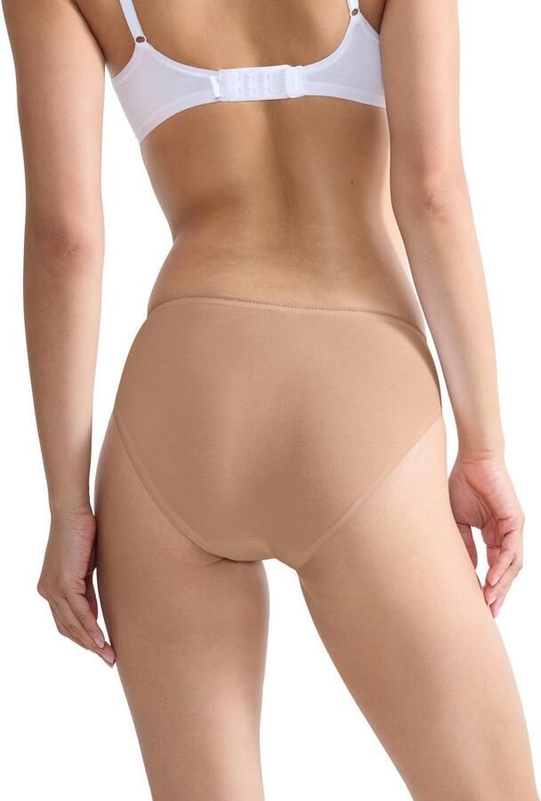 Sloggi Tailleslip 24 7 Cotton elastische band met kant platte naden katoenmix zacht (3 stuks) - Foto 2