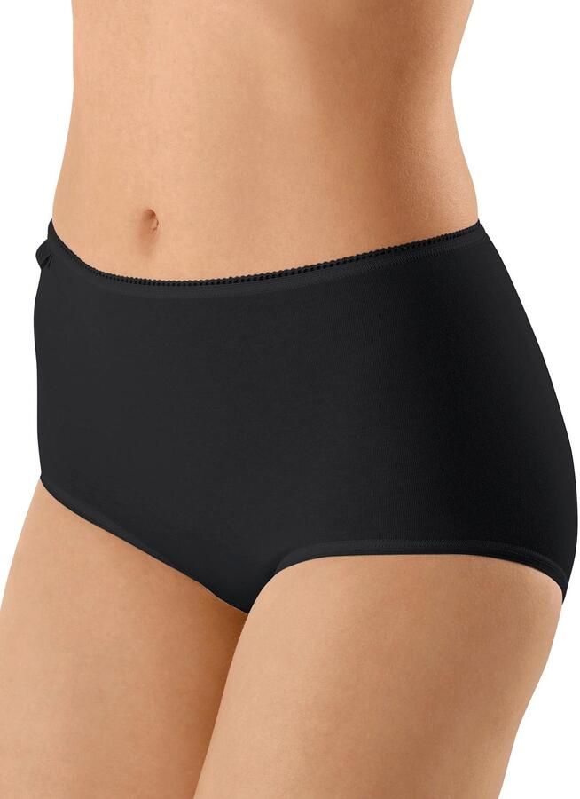 Sloggi Maxislip 24 7 Cotton hoger gesneden pasvorm elastisch kant ondoorzichtig zacht (Set van 3) - Foto 2