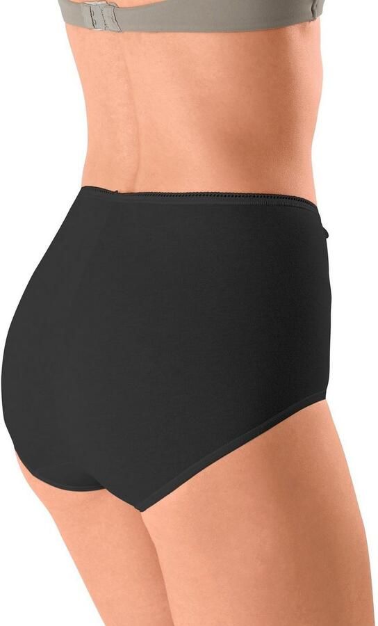 Sloggi Maxislip 24 7 Cotton hoger gesneden pasvorm elastisch kant ondoorzichtig zacht (Set van 3) - Foto 6