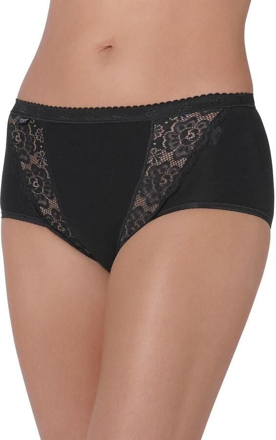 Sloggi Maxislip Chic elastische kanten inzetstukken vrouwelijk katoenmix elastisch (4 stuks Set van 4) - Foto 10