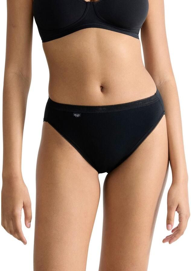 Sloggi Tailleslip Basic + zacht katoenmix multipack elastisch (4 stuks Set van 4) - Foto 3