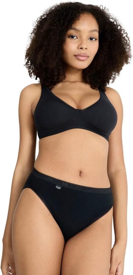 Sloggi Tailleslip Basic + zacht katoenmix multipack elastisch (4 stuks Set van 4) - Foto 5