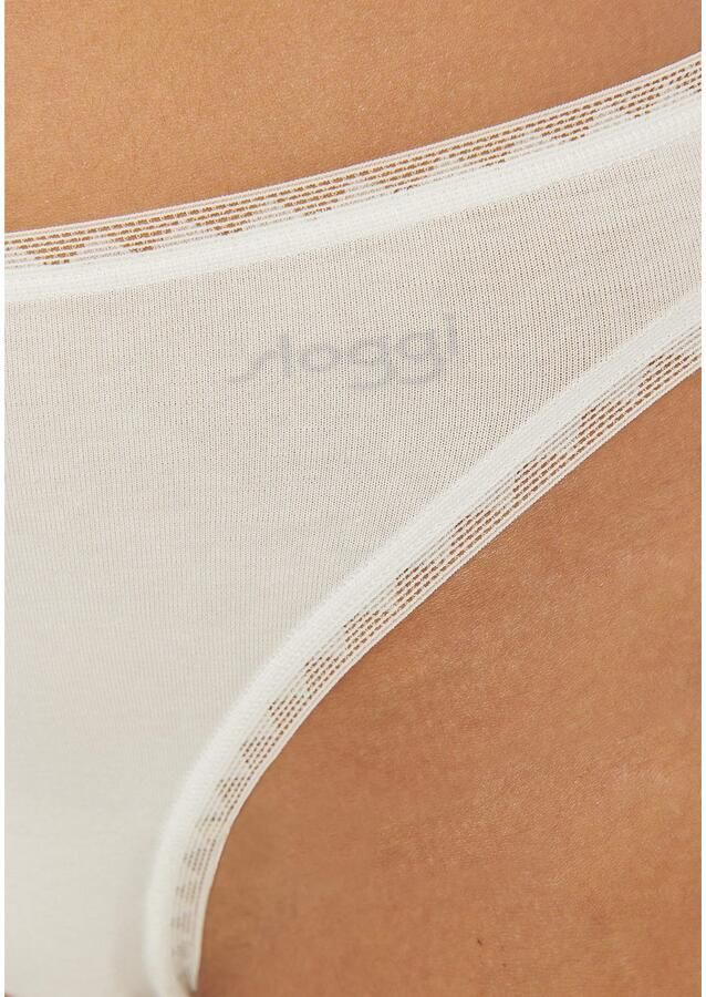 Sloggi Tailleslip Go fijne kantdetails zacht katoenmix single jersey (2 stuks Set van 2) - Foto 3