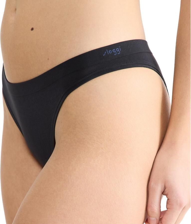 Sloggi Tanga GO Sense Modalmix naadloos platte zoom elastisch zacht (Set van 2)
