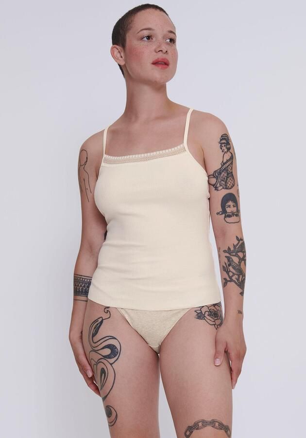 Sloggi Top met spaghettibandjes GO Ribbed Spaghetti Top met fijne tonale strepen - Foto 5