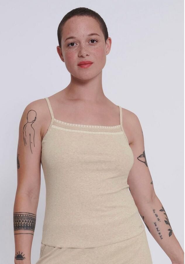 Sloggi Top met spaghettibandjes GO Ribbed Spaghetti Top met fijne tonale strepen - Foto 2