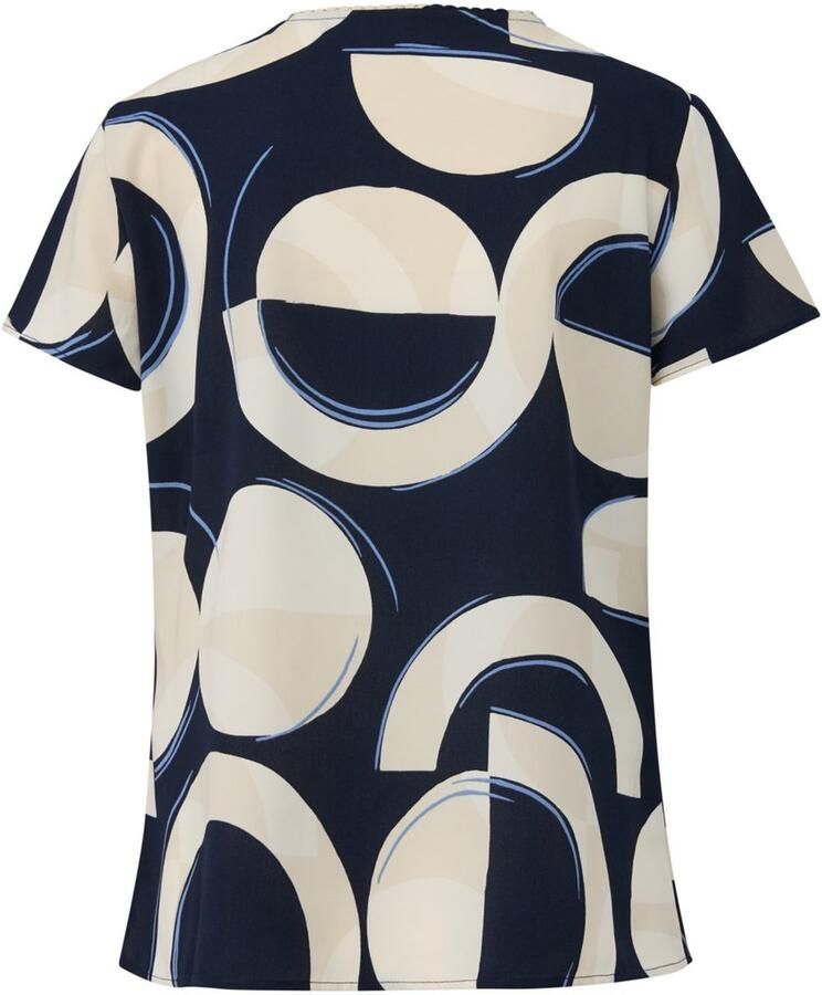 S.Oliver BLACK LABEL Blouse met korte mouwen met print all-over