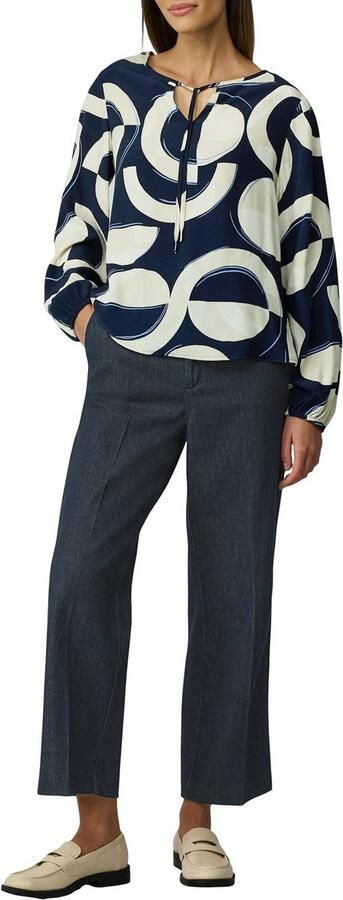 S.Oliver BLACK LABEL Relaxed fit blouse met lange mouwen van pure viscose - Foto 4