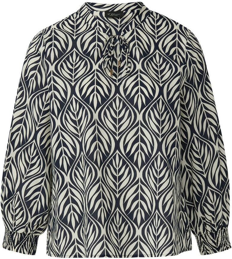 S.Oliver BLACK LABEL Blouse met lange mouwen met print all-over