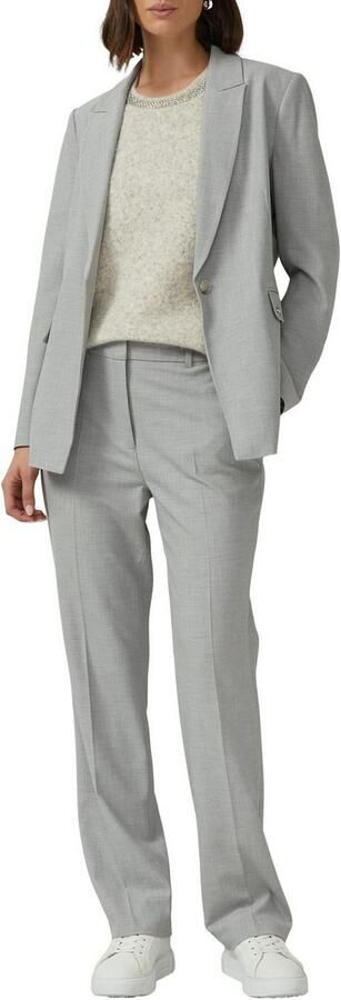 S.Oliver BLACK LABEL Gebreide trui halve mouw met glitterstenen bezette ronde hals - Foto 2