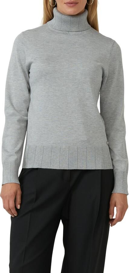 S.Oliver BLACK LABEL Slim fit pullover van viscosemix - Foto 4