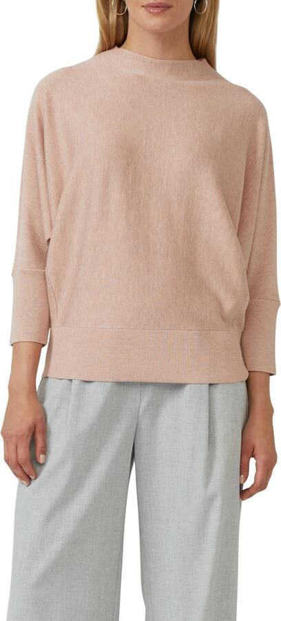 S.Oliver BLACK LABEL Relaxed fit pullover met turtleneck van viscosemix - Foto 4