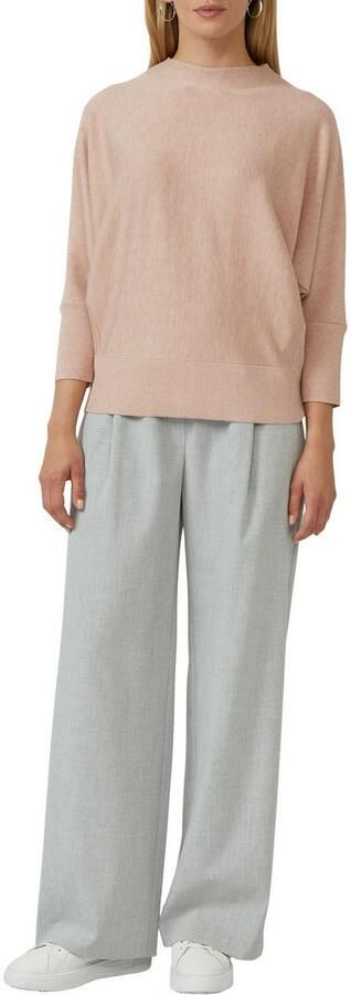 S.Oliver BLACK LABEL Relaxed fit pullover met turtleneck van viscosemix - Foto 2