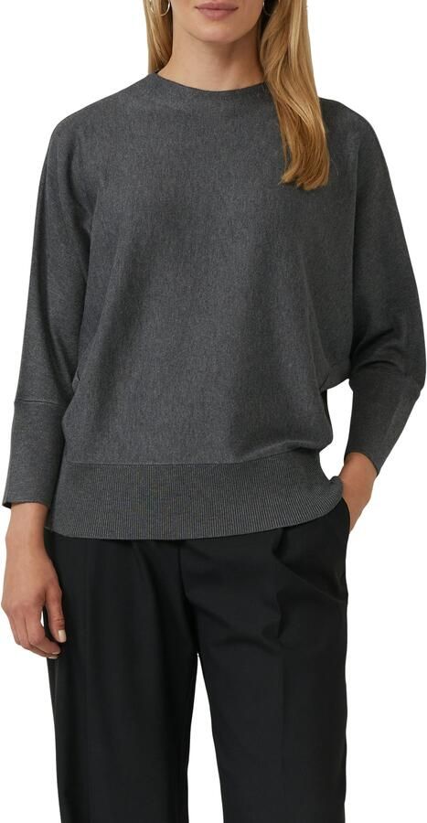 S.Oliver BLACK LABEL Relaxed fit pullover met turtleneck van viscosemix - Foto 4