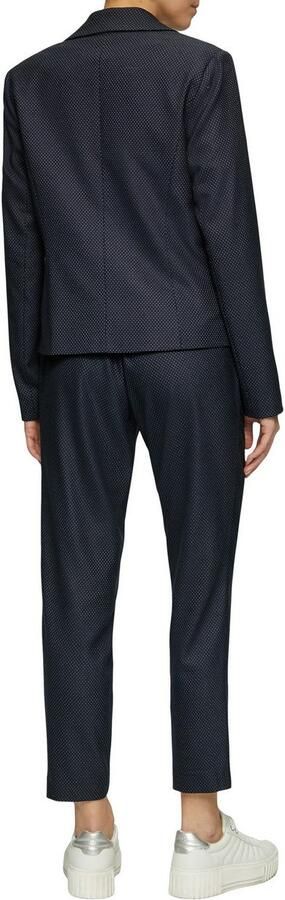 S.Oliver BLACK LABEL Regular fit blazer van viscosemix met grote zakken - Foto 3