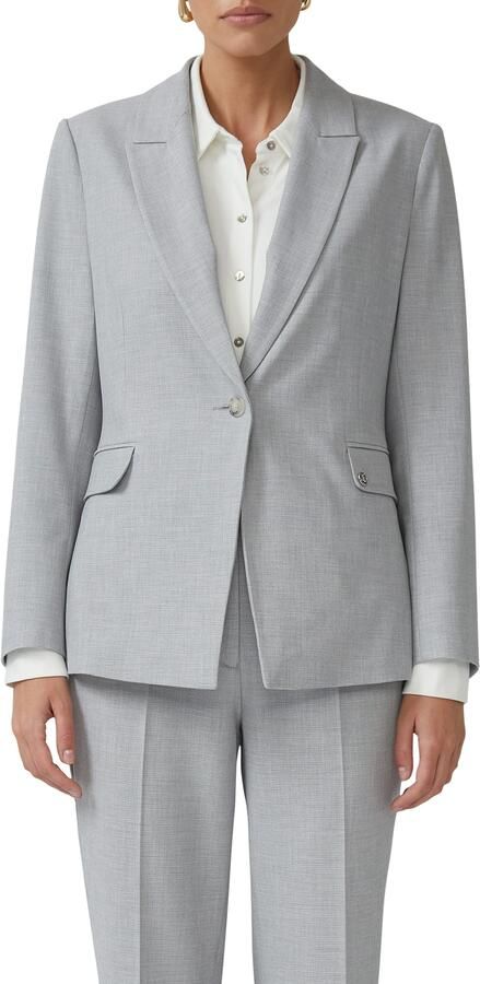 S.Oliver BLACK LABEL Regular fit blazer met viscose - Foto 4