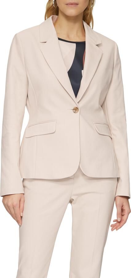 S.Oliver BLACK LABEL Slim fit blazer van katoenmix - Foto 4