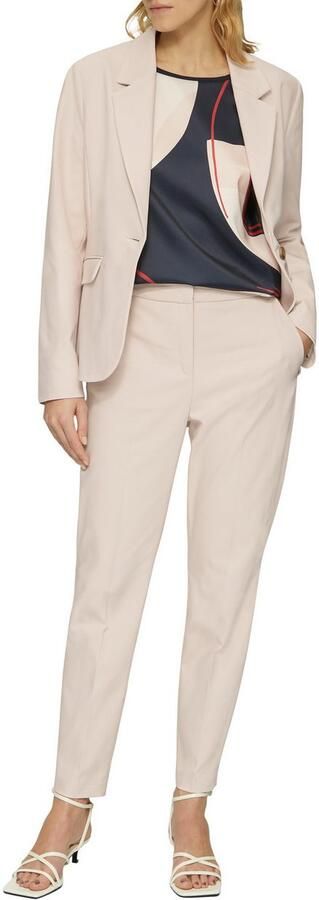 S.Oliver BLACK LABEL Slim fit blazer van katoenmix - Foto 2