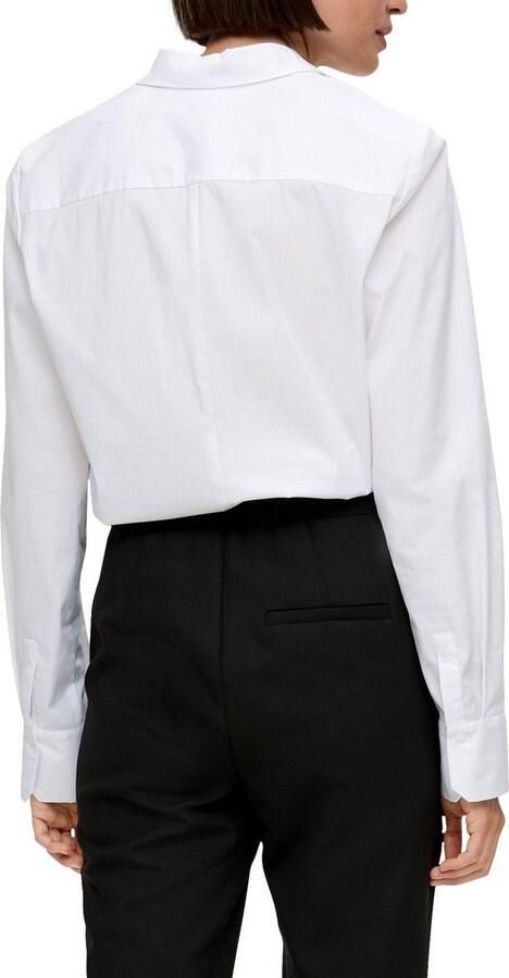 S.Oliver BLACK LABEL Klassieke blouse met verborgen knoopsluiting - Foto 7