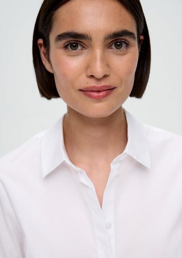 S.Oliver BLACK LABEL Klassieke blouse met verborgen knoopsluiting - Foto 5