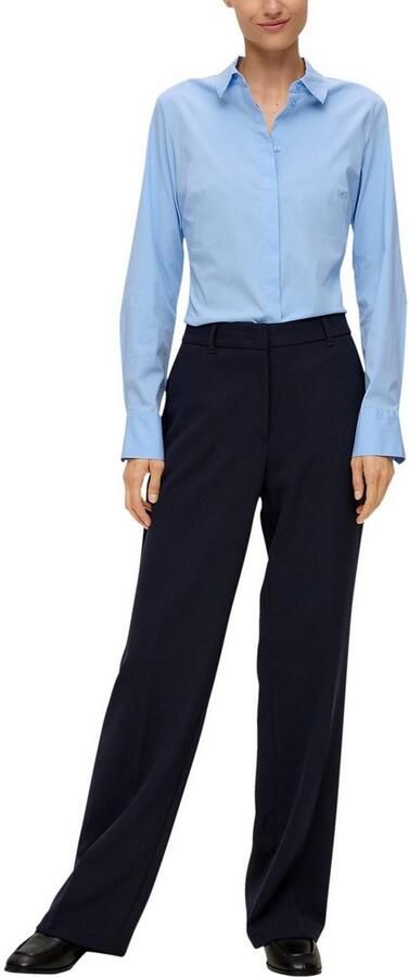 S.Oliver BLACK LABEL Klassieke blouse met verborgen knoopsluiting - Foto 5