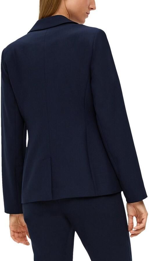 S.Oliver BLACK LABEL Korte blazer met stretch en 1-knoopsluiting - Foto 4