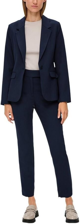 S.Oliver BLACK LABEL Korte blazer met stretch en 1-knoopsluiting - Foto 5