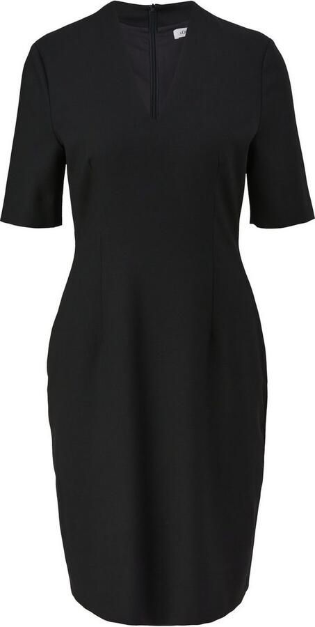 S.Oliver BLACK LABEL Knielange jurk met V-hals - Foto 4