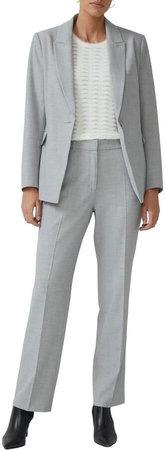 S.Oliver BLACK LABEL Regular fit pantalon met viscose