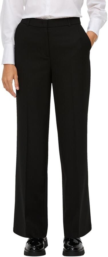 S.Oliver BLACK LABEL Persplooibroek in unikleur - Foto 6