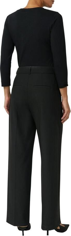 S.Oliver BLACK LABEL Shirt met lange mouwen met glinsterende stenen op de ronde hals - Foto 3